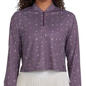 NWT Bad Birdie Women's Blade UV 1/4 Zip Long Sleeve Golf Pullover Size M